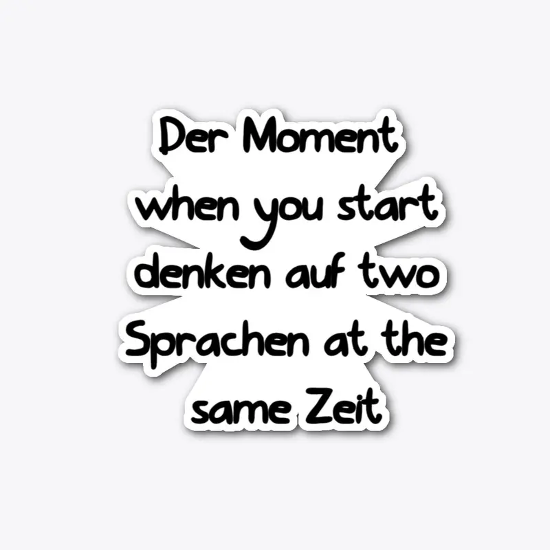 Thinking in zwei Sprachen?